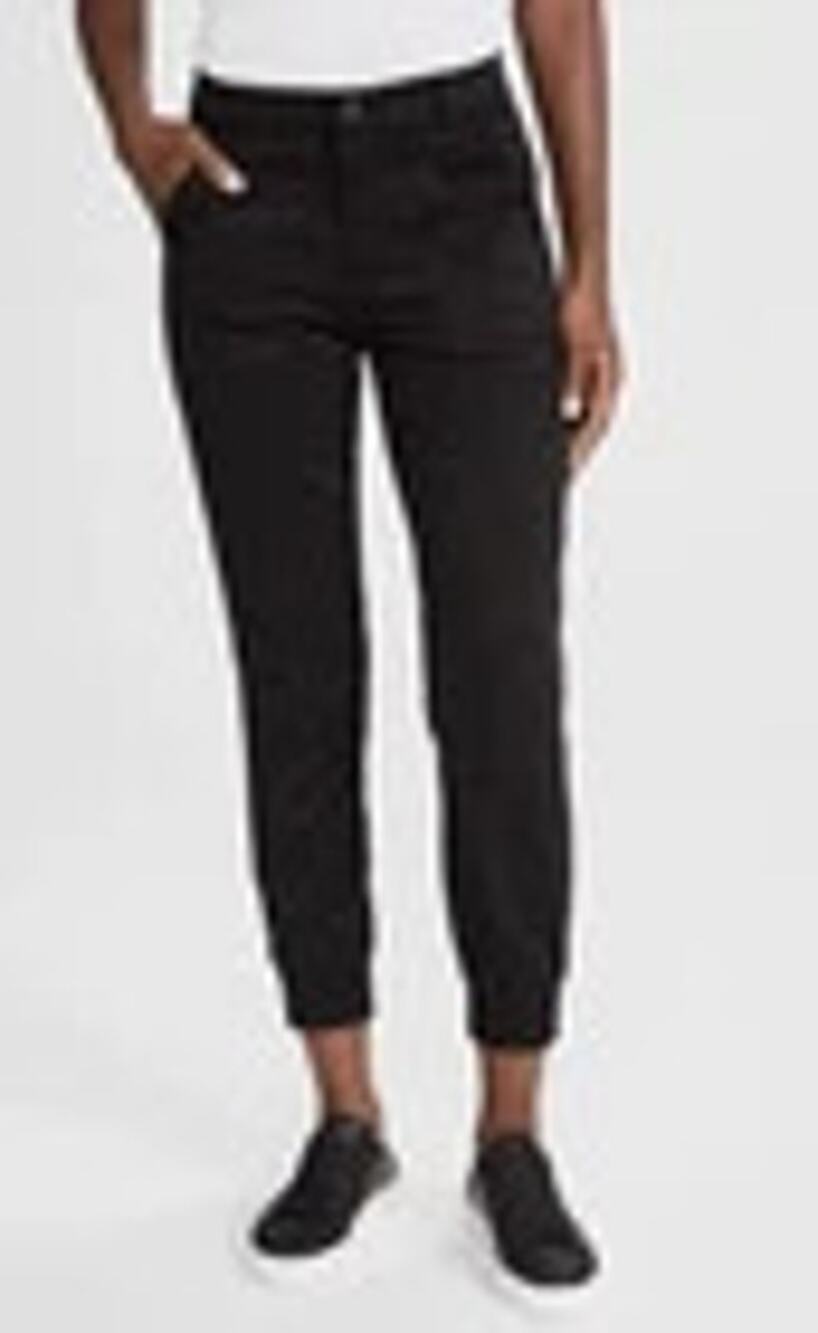 J Brand Arkin Zip Ankle Jogger Jeans Pants Black Sz 28